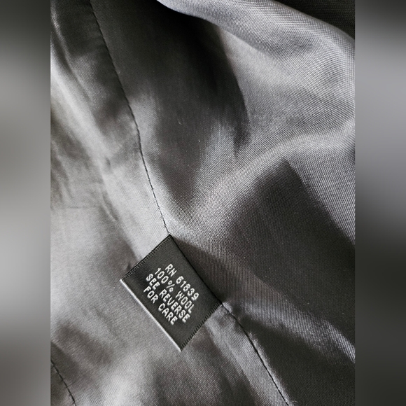 Rickie Freeman Teri Jon Black 100% Wool Jacket Womens Stones Beaded Formal Sz 6 - Picture 16 of 16